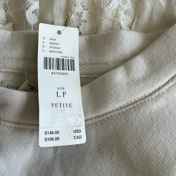 NWT Anthropologie Pilcro Sweatshirt Twofer Mini Dress - Picture 4 of 5